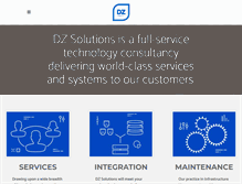 Tablet Screenshot of dzsolutions.com